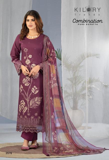 Kilory combination designer dress materials in mumbai wholesale